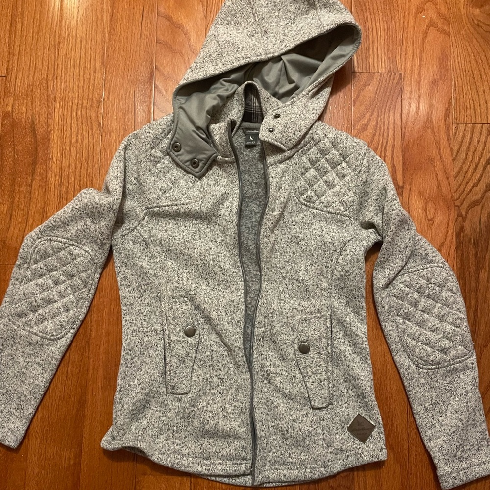 Eddie Bauer Grey Zip Jacket